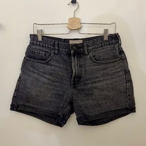Everlane Denim Shorts Washed Black Size 28